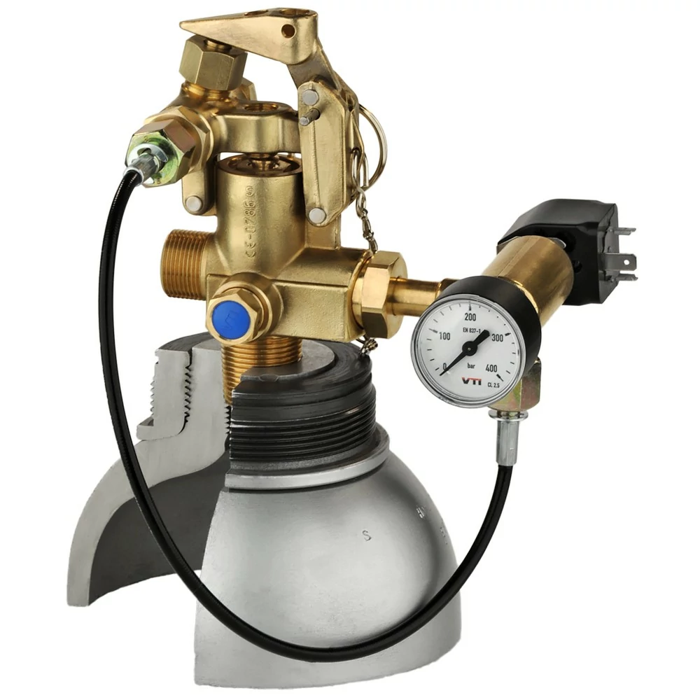 Ejemplo de Montaje de Unidad Electro Neumática - Modelo VTI K85-45