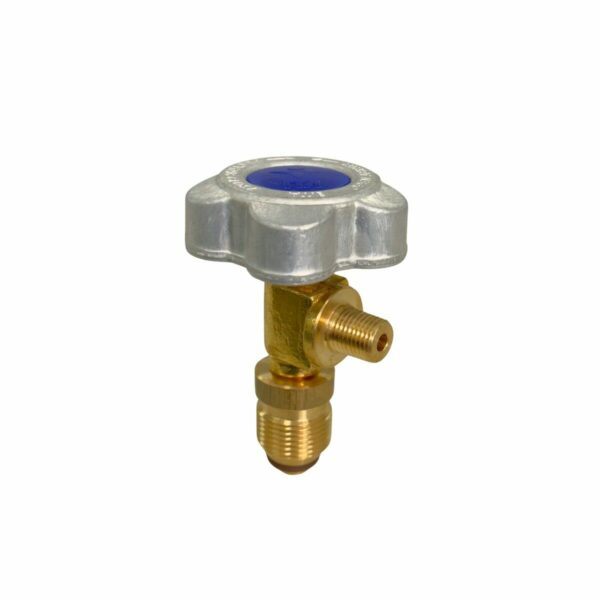 Swivel Elbow Connector 1/4” – ABNT 245-1 Outlet (Gas Mixture)