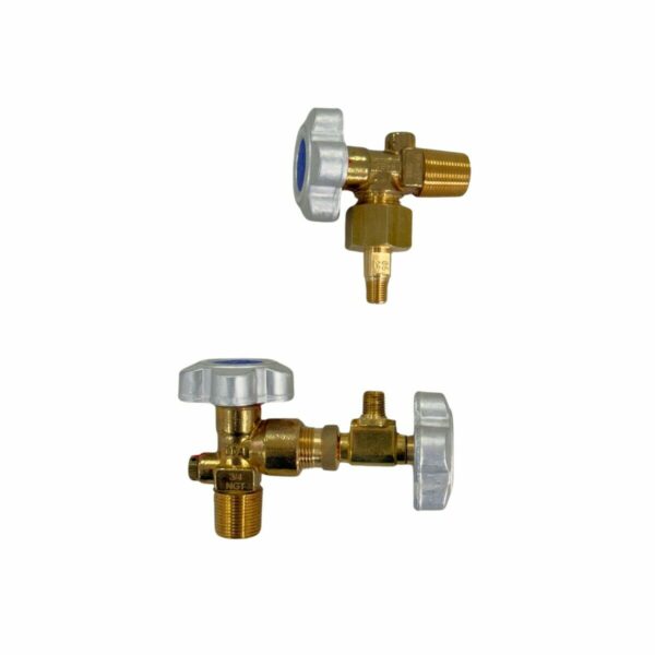 Swivel Elbow Connector 1/4” – ABNT 245-1 Outlet (Gas Mixture)
