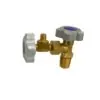 Conector Acodado Giratorio 1/4” – Salida ABNT 218-1 (Oxígeno)