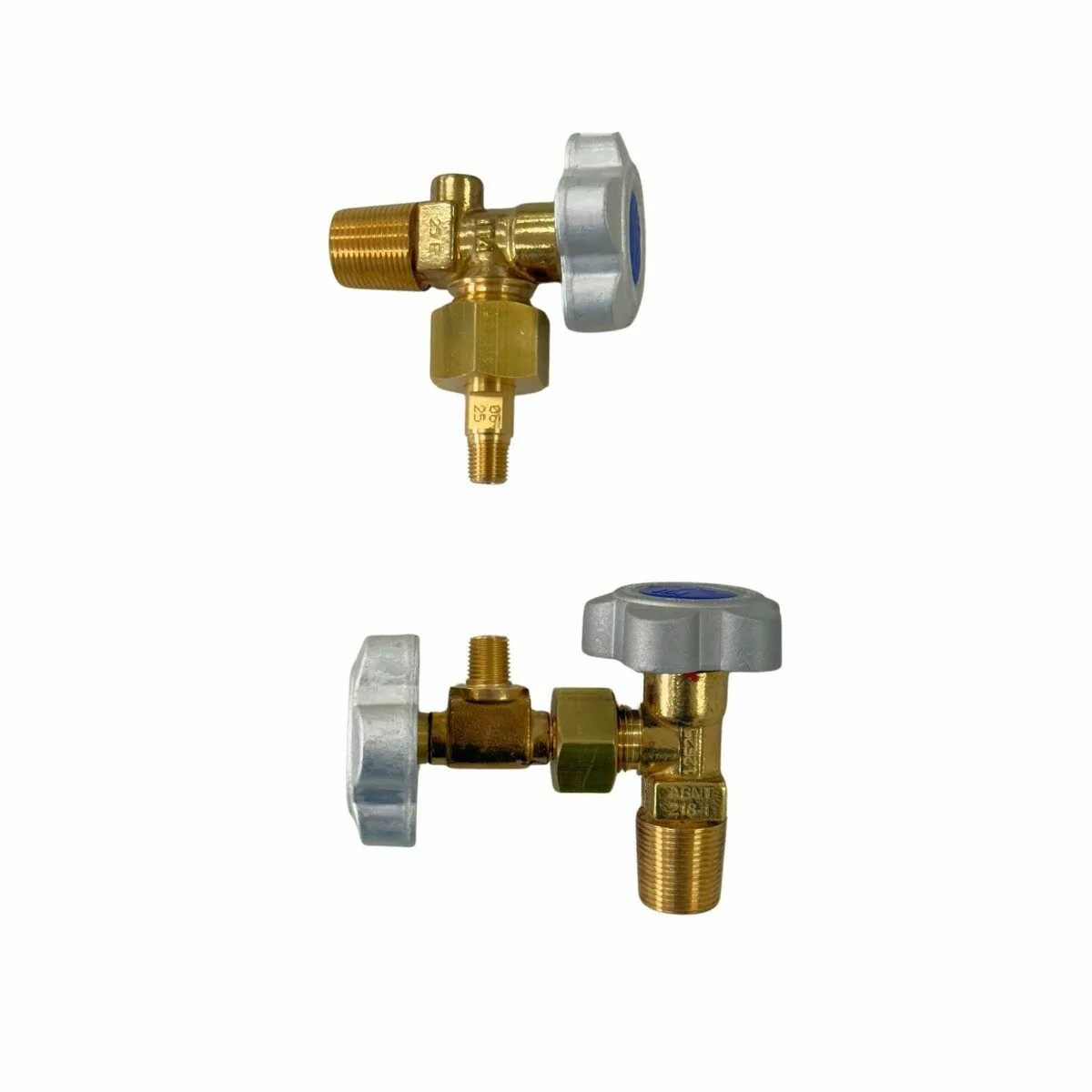 Conector Acodado Giratorio 1/4” – Salida ABNT 218-1 (Oxígeno)